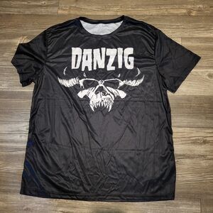 Black Graphic Men's Shirt DANZIG!